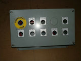 NNB Hoffman E10PBAM Enclosure Pushbutton 10 Hole 22.5mm NEMA13 Gray Pentair