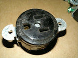 Round 3 Prong AC Receptacle 15A 125 VAC FOR BOX BUILT IN .. EACH . BUY MORE/SAVE