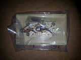 NIB Leviton Ivory 2-Line Phone Jack Flush Mount Wallplate 40244-I
