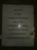 NIB WACKER P-5111 ASSORTED SEAL RING KIT FOR CONDENSATE VESSEL