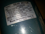 TSUBAKI GMT040U30B GEAR MOTOR 3P GTX3597 1:30 220 VAC