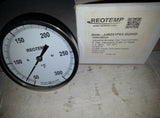 REOTEMP JJ0251F63-SGWD Stainless Steel Bi-Metal Thermometers 0-300 F
