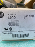 Allen Bradley 1492-EB3   (Box of 50 pcs)   End Barrier ~NIB~