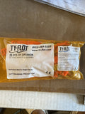 (Pack of 25) TY-FLOT DRSMOR 0.5" Wide Orange Webbing and D-Ring Attachment (NEW)