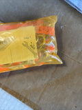 (Pack of 25) TY-FLOT DRSMOR 0.5" Wide Orange Webbing and D-Ring Attachment (NEW)