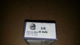 45 3/8" Chrome steel bearing balls factory sealed boxes  grade25 tol  .0000256