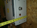 USED GRAY METAL CONTROL BOX APROX D 7"X H 11.5X W 12 ... AS IN PICTURE