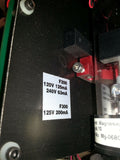GA SN: AE-910SP-10080-1 P/N.100.1346 F200 120V 125MA 240V F300 125V 200MA AMETEK