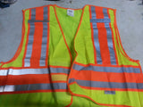CONDOR 4CWD5 100%POLYSTER Yellow/Green, Orange/Red/Silver, Breakaway Vest