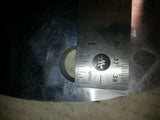 SS PLATE AS IN PICTURE HEAVY ... PIPE END SEAL FLANGE DIA 13.5" THICK 1/2"