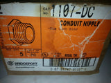 BRIDGEPORT 1107-DC CONDUIT NIPPLE ... 6/LOT