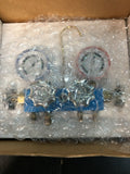 JB INDUSTRIES  Gauge 4-Valve Aluminum Charging And Testing Manifold