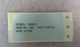 Rosemount 3081C Two Wire Conductivity Transmitter 4-20 mA 33437-00 Rev. G 23641