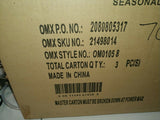 OfficeMax Poly Zip Envelopes Clear Letter 6/pk OM01058
