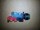 NIB FUJI COMMAND SWITCH AR22E0L E4 GREEN 22E4G