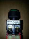 NIB FUJI COMMAND SWITCH AR22E0L E4 GREEN 22E4G