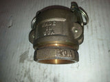 FIRETRUCK HOSE CONNECTOR 20V BRASS QUICK .. AS IN PICTURE ...