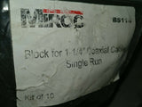 MIROC BS114 1-1/4" COAXIAL CABLE SINGLE RUN 10/LOT