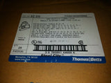 THOMAS & BETTS XC 210 7TAA010550R0000 3/8" DUPLEX CONNECTOR  ... 5/LOT