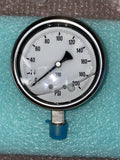 PIC Gauge S301L-402G Glycerin Filled 4" Dial Size, 1/2" Male 0-200 psi Range