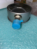 PIC Gauge S301L-402G Glycerin Filled 4" Dial Size, 1/2" Male 0-200 psi Range