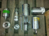 ASSORTED PNEUMATIC PISTON VALVE PARTS FOR FOOD INDUSTRY .. AS IN PICTURE