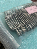 TUBING GANG CLAMPS, 316SS, 3/8" X 4 LINE, LOT OF 25