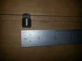 STAINELSS STEEL THREADED PLUG .. MAY BE 1/2" ...7/LOT