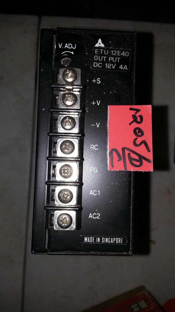 NNB MATSUSHITA 73W POWER SUPPLY CAT# ETU-12E40 4A 12VDC