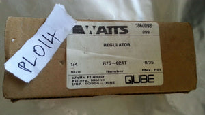 WATTS FLUIDSAIR  R75-02AT  AIR REGULATOR PARKER
