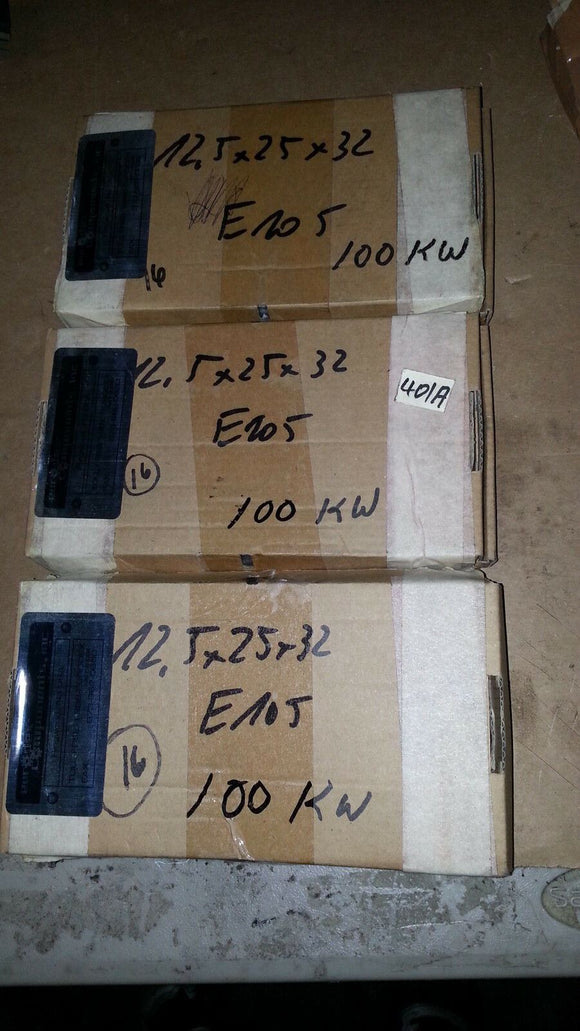 MOTOR BRUSH 100 KW 2.5X25X32 MM E105 BOX OF 10
