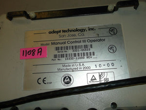 ADEPT Manual Control Operator 10332-11000