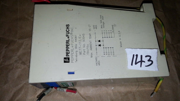 Pepperl + Fuchs Process Automation WE 77/EX-1 110V