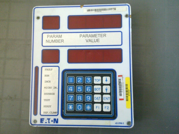 EATON KEY PANEL 42-298-2 MICROPROCESSOR KEYAPD 015-000779-0011