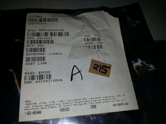 NNB  EPCOS / TDK B82464G4472M   .... LOT OF 208 ......
