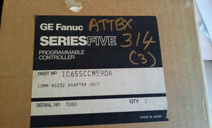 GE FANUC IC655CCM590A COMM RS232 ADAPTER UNIT