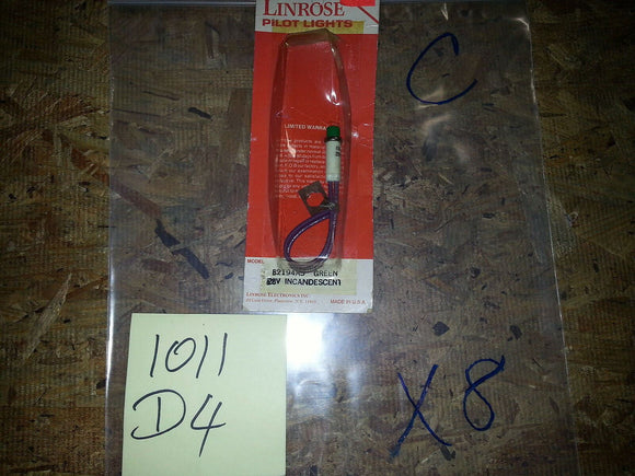 NIB Linrose B2194A5 Green 28V Incandescent Pilot Light ..EACH
