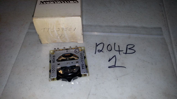 NIB SWITCHCRAFT TTS-29501 SELECTOR SWITCH