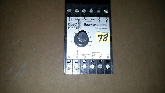 NNB BAUMER ELECTRIC CH-8500, DWA 24.24P2, FREQ 10-100 HZ