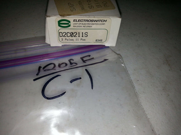NIB D2C0211S - Electroswitch