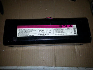 nnb SOLA E420 T 2110 HIGH POWER RAPID START BALLST FOR 2 LAMPS