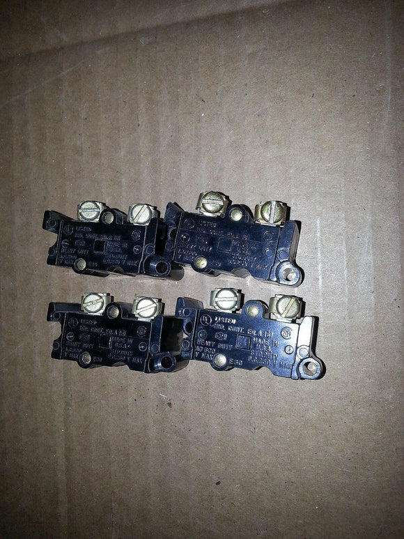 NNB CUTTLER HAMMER CONTACT BLOCKS NC ... LOT OF 4 ...