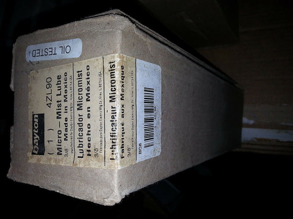 NIB SPEEDAIRE Air Line Lubricator,3/8In,120cfm,250 psi, 4ZL90