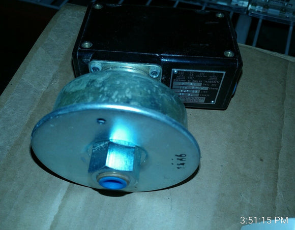 DETROIT SWITCH INC. 250 PRESSURE CONTROL SWITCH SERIES 250 TYPE RC4