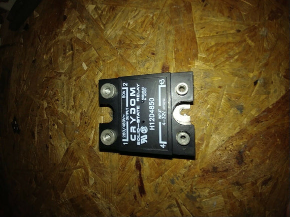 CRYDON SOLID STATE RELAY Model H12D4850-6188 input 15V, OUTPUT 480V, 50Apm
