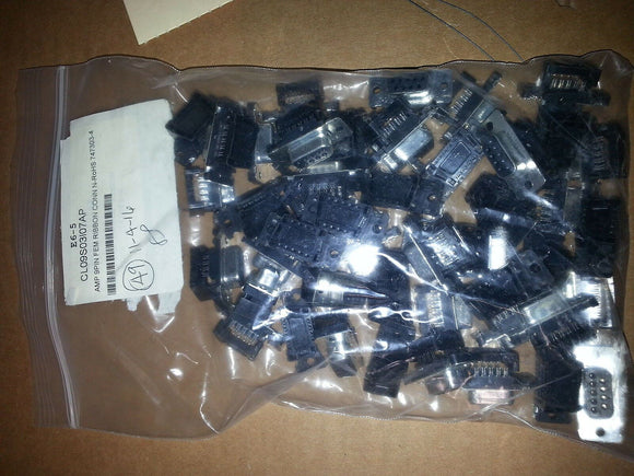 NNB TE Connectivity / AMP 747303-4 9PIN FEM RIBBON CONN ,,,,,  5/LOT