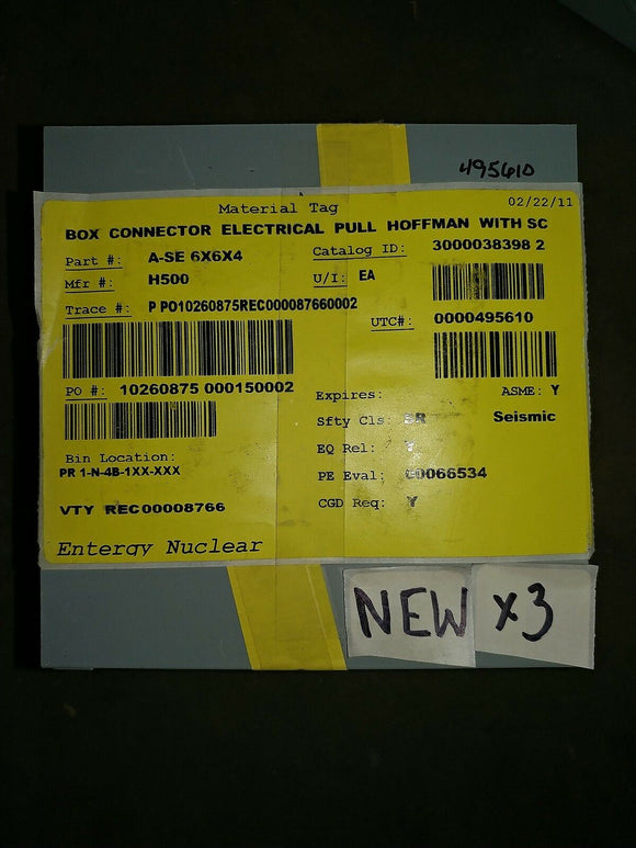 NNB HOFFMAN ASG 6X6X4 SCREW ON PULL BOX