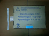 NIB Wide tip pipettes sterile PL5E1 - 5 ml pipette individually wrapped  250/BOX