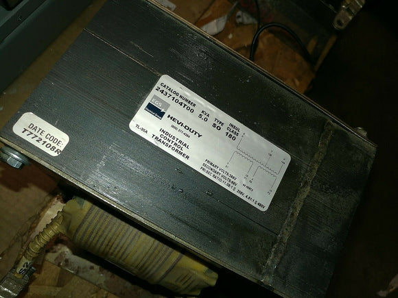 NNB SOLA EGS HEAVY DUTY 2437104T00 5.0 KAV SO INSUL 180 V ACV TO 66 V