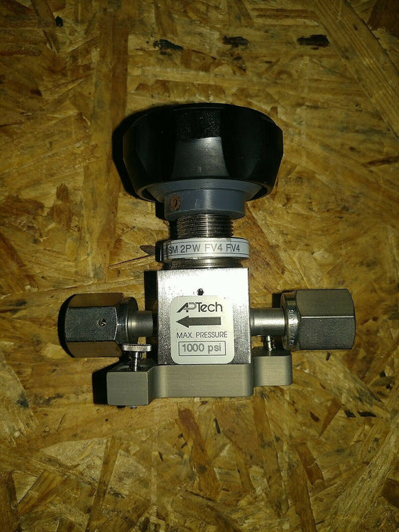 AP Tech Diaphragm valve, AP3650SM 2PW FV4 FV4, 1/4” Swagelok VCR Fitting ...EACH